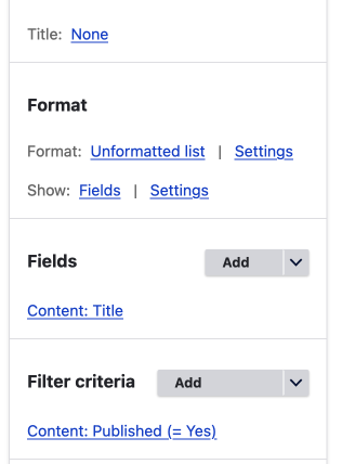 add filter criteria from master