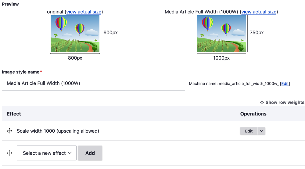drupal image style edit from UI, drupal 9 with claro theme drupal image style edit from UI, drupal 9 with claro theme