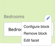 contextual menu for a facet block in Drupal