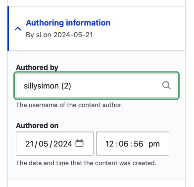 author reference field on node edit form 