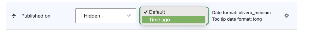 date field format options